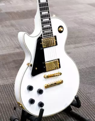 Epiphone - Les Paul Custom Electric Guitar, Left-Handed - Alpine White